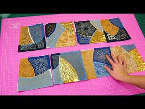 Quilted Patchwork Tote Bag Sew Along Machine Embroidery Design