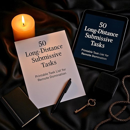 50 Long-distance D/s Tasks PDF – Printable BDSM Remote Control Guide (digital Download) - Etsy