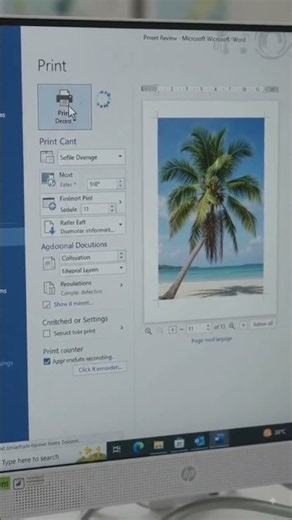 How to print in MS word #msword #learning #computer #skills #shots