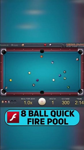 8 Ball Quick Fire Pool - Game of the Day! #gaming #flashgames