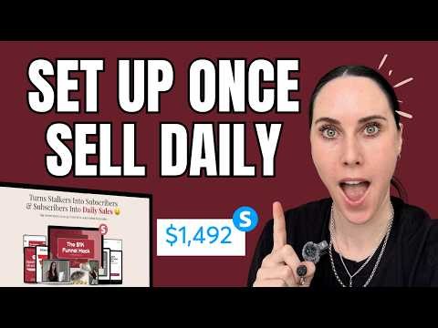 I Set Up This Funnel Once and It Makes Sales Every Day (Systeme.io Tutorial)