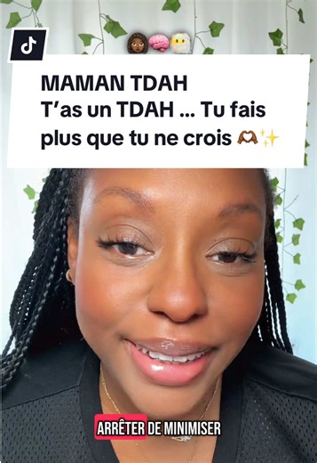 #TDAH : Tu fais TROP, mais t’as l’impression de RIEN faire 😩 C’est juste ton cerveau qui te joue des tours. Notre perception du temps est flinguée avec le TDAH. On oublie tout ce qu’on a accompli dans la journée. Si on ne voit pas un résultat concret, on pense qu’on n’a rien foutu !! Mais regarde bien. Prends 30 secondes en fin de journée et note tout ce que t’as fait. Même les petites choses. Tu vas voir … t’en fais bien plus que tu ne crois 😉🫶🏾✨ Maintenant c’est bon. On va reconnaître nos 