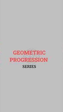 Master the sum of Geometric Progression with a simple step-by-step explanation. 💡 #maths #mindlectra