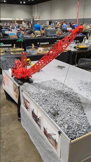 LEGO Manitowoc 6400 Dragline by Alex Taylor at Brickworld Chicago 2023 #shorts