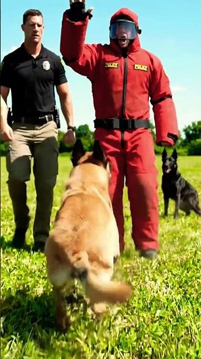 How Malinois are trained to bite #dogtraining #k9