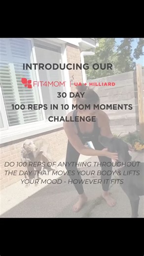 Mommy and Me fitness | Community + Support for Moms on Instagram: "Whether you're chasing toddlers, carrying babies, or just trying to get through your day - this one's for YOU. 🎯10 times throughout the day find moments to to 10 reps of anything - however it fits. Share your #MomMomentReps on IG and tag us Fit4Mom UA+Hilliard and let's celebrate strength in motion, mama-style. 🍼Reps while wearing baby?✅ 🍑Squats during snack refills?✅ 💪Kettlebell swings during naptime?✅ #f4muahilliard #youbel