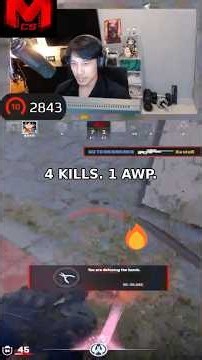 GUTOR AWP 4kill Clutch 🔥 #cs2#cs2clips#awp#cs2 #counterstrike2 #shorts #gaming#zowieXL2586x+600hz