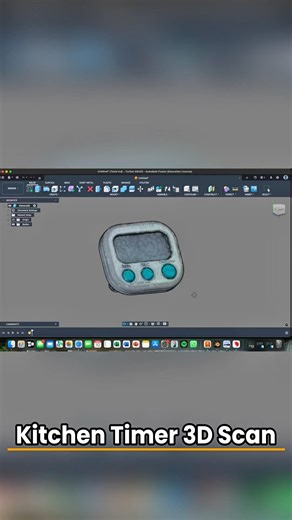 Kitchen Timer 3D Scan