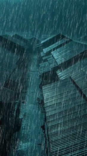 No Ads Rain Sounds for Sleeping - ASMR Relentless Rainstorm on Tin Roof for Deep Night Sleep