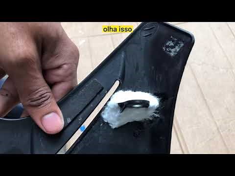 Carenagem quebrada, reparo fácil, barato e vc mesmo pode fazer.