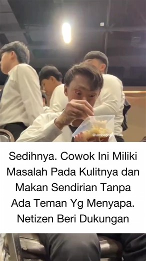 Siswa Makan Sendiri, Dihujat tapi Tetap Percaya Diri