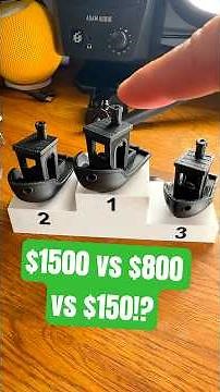 Benchy test: H2D vs X1C vs A1M! #bambulab #3dprinting