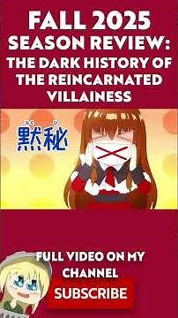 Season Review: The Dark History of the Reincarnated Villainess #isekai #animerecommendations
