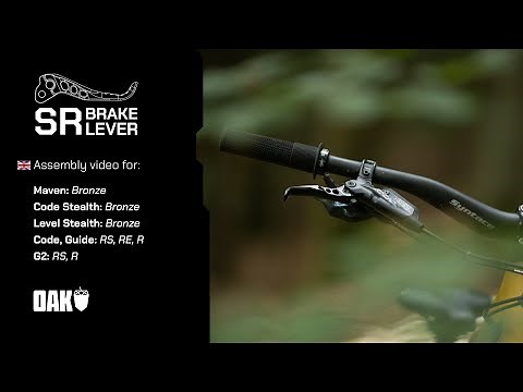 Assembly video OAK SR Brake Lever Blade fits SRAM | For models: Bronze, RS, RE, R