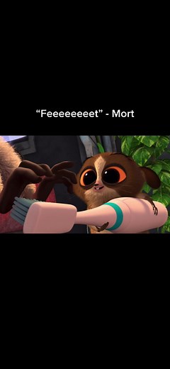 Mort will do anything to see king juliens feet🤭 #mort #kingjulienandmort #allhailkingjulien #2023 #bestofmort #mortloveskingjulien #mortandkingjulien #kingjulien #madagascar