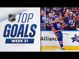 Top NHL Goals of Week 21 | 2024-25 Highlights