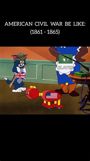 AMERICAN CIVIL WAR #memes #cartoon #funny #history #funny #humor #culture #tomandjerry