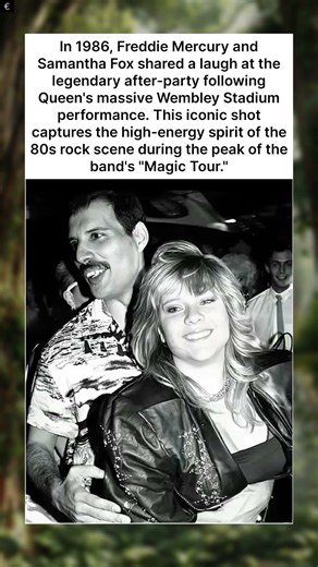 “When Freddie Mercury Lit Up the Night with Samantha Fox”.