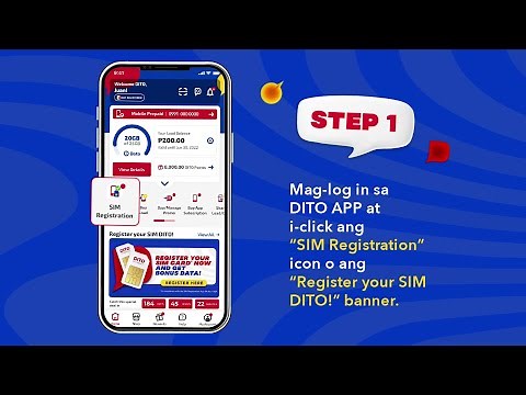 Paano mag-register ng DITO SIM Card sa DITO APP? | DITO Telecommunity