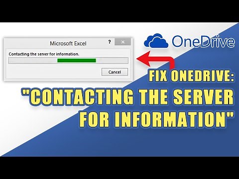 FIX: OneDrive (& other Office apps) Stuck on "Contacting the server for information."