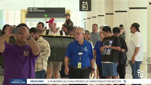 Around 5,000 attend public sneak peak of Terminal 1 unveiling at SAN Airport