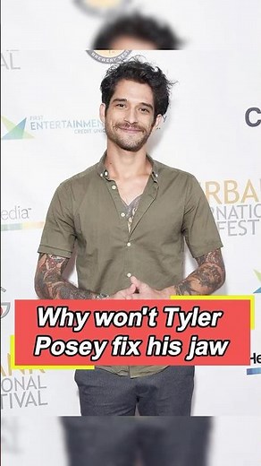 Why would Tyler Posey tilt his neck rather than fix his jaw The reason is.#TylerPosey #TeenWolf