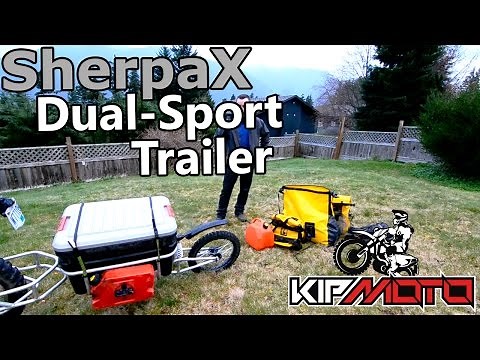 KIP MOTO - SherpaX - DUAL SPORT Motorcycle TRAILER