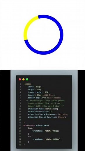 Loader Using HTML And CSS #css #html #coding #audio #webdevelopment #programming #fyp #trending