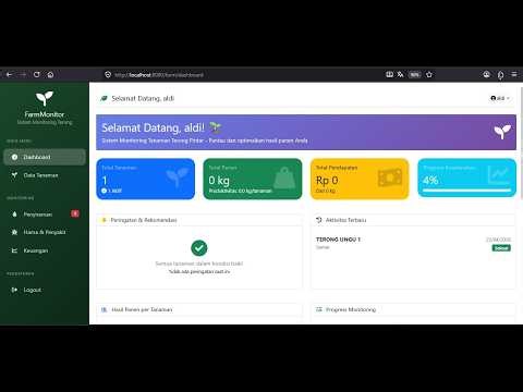 Aplikasi Monitoring Tanaman Terong Berbasis Web | Sistem Informasi Pertanian
