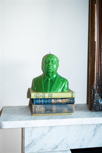 Alfred Hitchcock Inspired Candle | Psycho Film Decor | Cinephile Gift | Sculptural Art Candle - Etsy