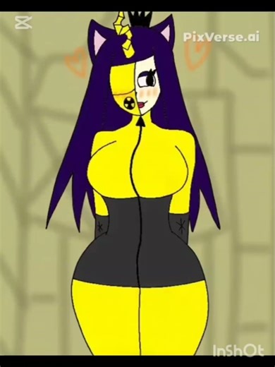 Latex Queen Chrysalis💛🖤💛🖤#shorts #inflation