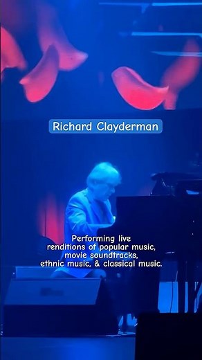 Fantastic Pianist Richard Clayderman in a Multimedia Performance, Elizabeth, NJ