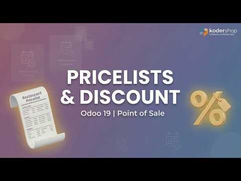 Pricelist or Discount & Loyalty | Odoo 19: Point of Sale