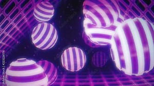 Retro Wave VJ Loop - cool retro motion graphic with VHS style that will be perfect in your next retro parties. You can use this unique clip in business videos, commercials and statistic slideshows, yo Stock Video