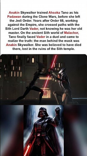 How Did Ahsoka Tano Learn Her Jedi Master Had Become Darth Vader?