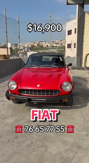 1976 Fiat 124 Sport Spider for Sale in Lebanon