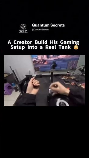 He built the ultimate tank simulator 🎮