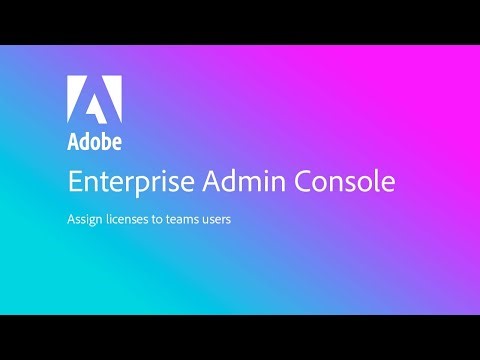 Assign a Creative Cloud for Teams license