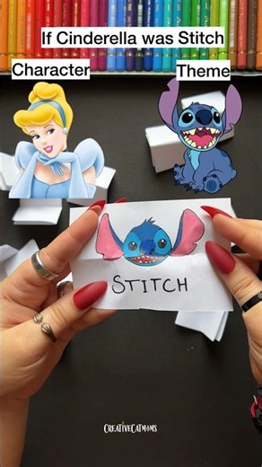 Character mix challenge🤫 #shorts #art #disney