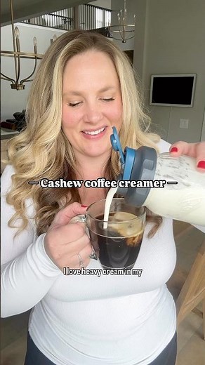Homemade Cashew Coffee Creamer Recipe