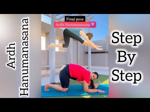 Ardha Hanumanasana is still challenging for you 😥 😰 Let’s make it easy