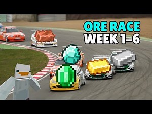 Minecraft Ore Race: Weeks 1-6 EPIC Showdown | Full Race Compilation