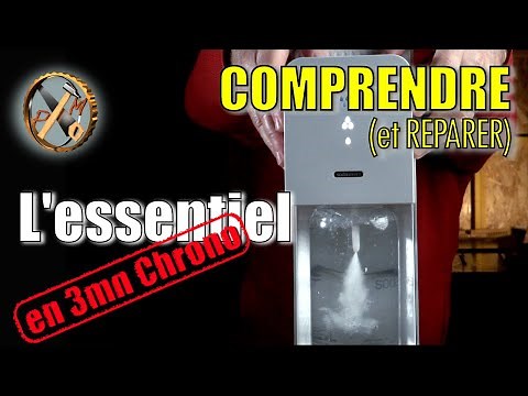 SodaStream 💧 Tout du fonctionnement et une petite réparation en 3mn (presque)Chrono 😉 PMBricoleur