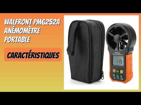 AVIS (2026): Walfront PM6252A Anémomètre Portable. DÉTAILS