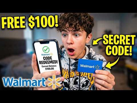 How to Redeem Walmart Gift Card Code!