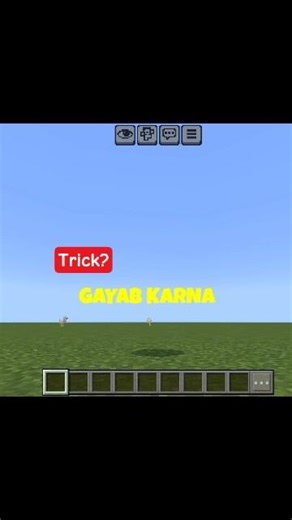 “How to Make a Character Disappear 😱 | Minecraft Trick”