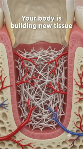 After Tooth Extraction: Your Body Is Building New Tissue to Repair the Socket