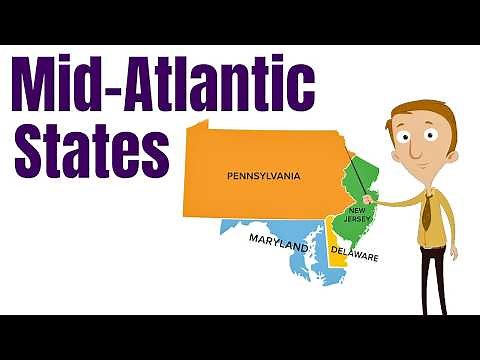Learn the U.S. States: The Mid-Atlantic Region