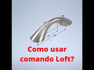 Como utilizar comando Loft no Inventor