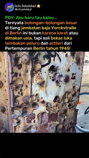 Jejak Pertempuran Berlin: Misteri Tiang Yorckstraße yang "Mengingat" Perang #infosekelebat #shorts